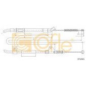 Трос стояночной тормозной системы COFLE 92.17.1513 / 17.1513