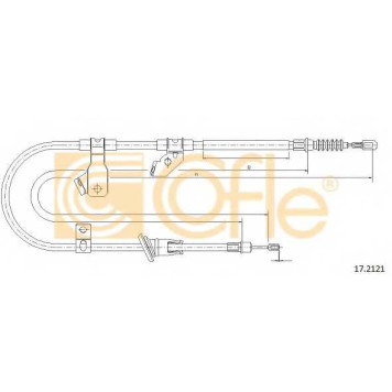 Трос стояночной тормозной системы COFLE 92.17.2121 / 17.2121