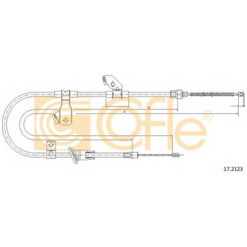 Трос стояночной тормозной системы COFLE 92.17.2123 / 17.2123