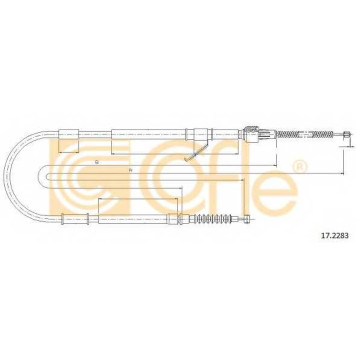 Трос стояночной тормозной системы COFLE 92.17.2283 / 17.2283