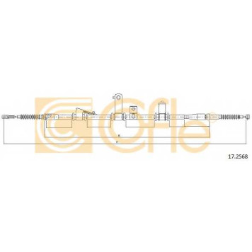Трос стояночной тормозной системы COFLE 92.17.2568 / 17.2568