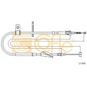 Трос стояночной тормозной системы COFLE 92.17.5045 / 17.5045