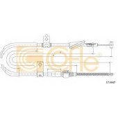 Трос стояночной тормозной системы COFLE 92.17.5047 / 17.5047