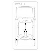 Трос стояночной тормозной системы COFLE 92.17.6033 / 17.6033