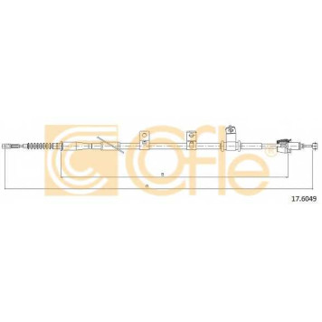 Трос стояночной тормозной системы COFLE 92.17.6049 / 17.6049