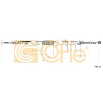 Трос стояночной тормозной системы COFLE 92.461.11 / 461.11