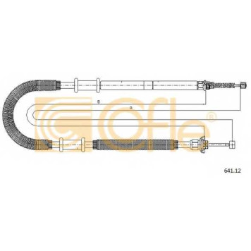 Трос стояночной тормозной системы COFLE 92.641.12 / 641.12
