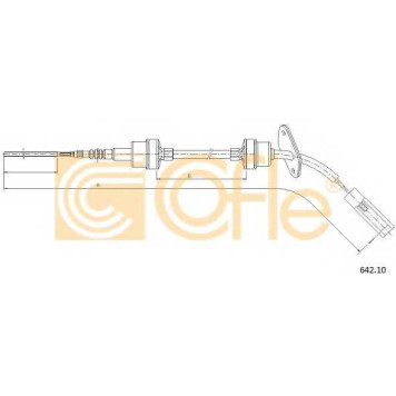 Трос управления сцеплением COFLE 92.642.10 / 642.10