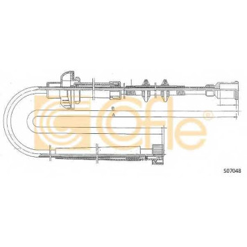 Тросик спидометра COFLE 92.S07048 / S07048