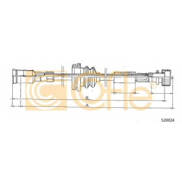 Тросик спидометра COFLE 92.S20024 / S20024