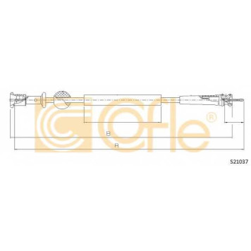 Тросик спидометра COFLE 92.S21037 / S21037