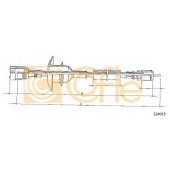 Тросик спидометра COFLE 92.S24015 / S24015