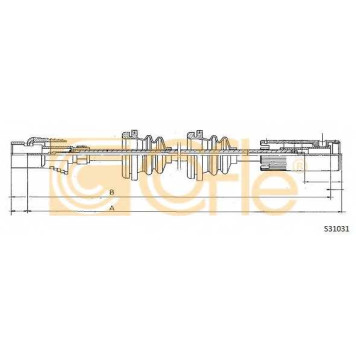 Тросик спидометра COFLE 92.S31031 / S31031
