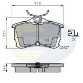 Колодки тормозные дисковые задний для HONDA ACCORD(CF,CG,CH,CK,CL,CM) <b>COMLINE CBP3803 / 23527</b>
