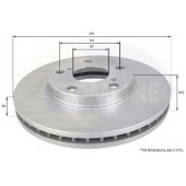 Тормозной диск COMLINE ADC0145V