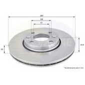 Тормозной диск COMLINE ADC0266V