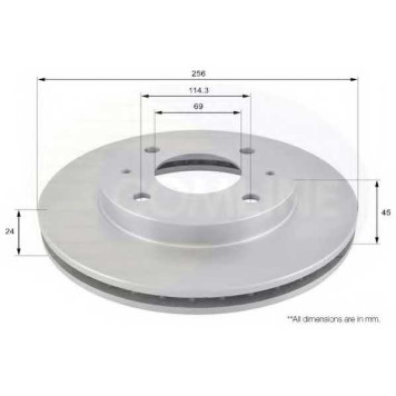 Тормозной диск COMLINE ADC0333V