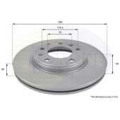 Тормозной диск COMLINE ADC0445V