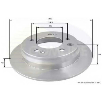 Тормозной диск COMLINE ADC1090