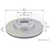 Тормозной диск COMLINE ADC1418V