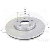Тормозной диск COMLINE ADC1912V