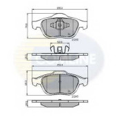 Колодки тормозные дисковые передний для RENAULT ESPACE(JK0/1#), LAGUNA(BG0/1#,KG0/1#), VEL SATIS(BJ0#) <b>COMLINE CBP01116 / 23245, 23248</b>
