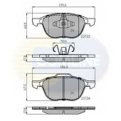 Колодки тормозные дисковые передний для FORD C-MAX, ECOSPORT, FOCUS, KUGA / MAZDA 3, 5, PREMACY / VOLVO C30, C70, S40, V40, V50 <b>COMLINE CBP01323 / 23723, 23724</b>