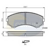 Колодки тормозные дисковые передний для MAZDA E-SERIE / MITSUBISHI GRANDIS, PAJERO, PROUDIA/DIGNITY <b>COMLINE CBP3172 / 23488</b>