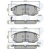 Колодки тормозные дисковые передний для FIAT SEDICI(FY#) / SUZUKI SX4(EY,GY) <b>COMLINE CBP32025 / 24280, 24282</b>