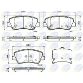 Колодки тормозные дисковые передний для HYUNDAI i30 CW(GD), i30(GD), VELOSTER(FS) / KIA CEED(JD), CEE`D(JD), PRO CEE?D(JD) <b>COMLINE CBP32152 / 25692</b>