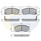 Колодки тормозные дисковые передний для CHRYSLER SEBRING / HONDA ACCORD / HYUNDAI SANTAMO / MITSUBISHI COLT, ECLIPSE, FTO, GALANT, LANCER, SANTAMO, SPACE RUNNER, SPACE <b>COMLINE CBP3363 / 21647, 21648, 21649</b>