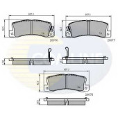 Колодки тормозные дисковые задний для LEXUS ES, RX / TOYOTA AVENSIS, CALDINA, CAMRY, CARINA E, CARINA, CELICA, CORONA, CURREN, HARRIER, MARK, WINDOM <b>COMLINE CBP3458 / 20076, 20077, 20078</b>