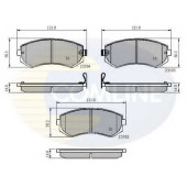 Колодки тормозные дисковые задний для NISSAN ALMERA(N15), PATROL GR(Y61), PATROL <b>COMLINE CBP3484 / 23502, 23503, 23504</b>