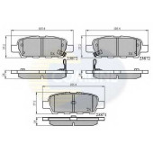 Колодки тормозные дисковые задний для NISSAN JUKE(F15), MURANO(Z51), PULSAR(C13) / SUZUKI GRAND VITARA(JT) <b>COMLINE CBP3912 / 23871, 23872</b>