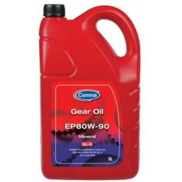 Масло трансмиссионное 5л 80w90 Comma Gear Oil GL-5 EP80905L