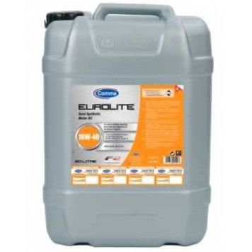 Масло моторное полусинтетическое 20л 10w40 SL/CF Comma Eurolite EUL20L
