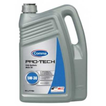 Масло моторное синтетическое 5л 5w30 SM/CF Comma PRO-TECH PTC5L