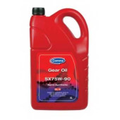 Масло трансмиссионное полусинтетическое 5л 75w90 Comma Gear Oil GL-5 SX5L