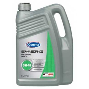 Масло моторное синтетическое 5л 5w40 SM/CF Comma Syner-G SYN5L