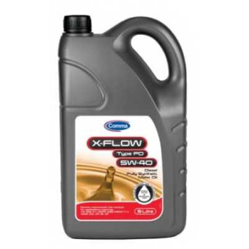 Масло моторное синтетическое 5л 5w40 SL/CF Comma X-FLOW TYPE PD XFPD5L