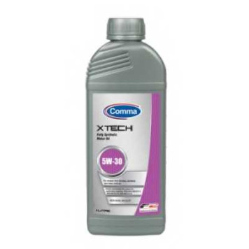 Масло моторное синтетическое 1л 5w30 SL/CF Comma Xtech XTC1L