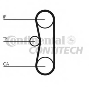 Ремень ГРМ CONTITECH 232 LAH 075 / CT662