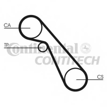 Ремень ГРМ CONTITECH 371 LAH  075 / CT703
