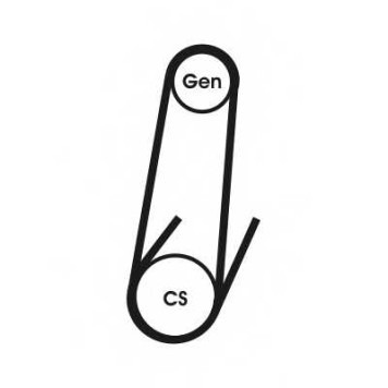 Поликлиновой ремень CONTITECH 4 PK 611 (592) ELAST / 4PK611 ELAST