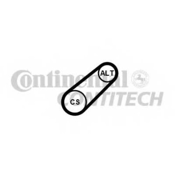 Поликлиновой ремень CONTITECH 6 PK 799 (783) ELAST / 6PK799 ELAST