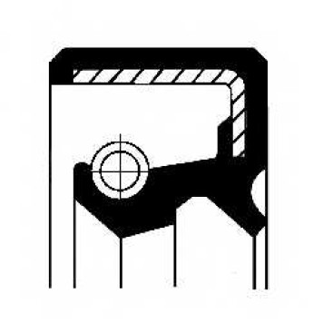 Сальник ступицы колеса CORTECO BASLX2 Simmerring / 01034436B