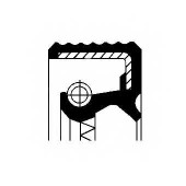 Уплотнительное кольцо CORTECO BABSLDRWX7 Simmerring / 07016442B
