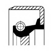 Сальник коробки передач CORTECO B1KLRD Simmerring / 12011463B