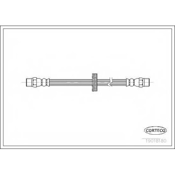 Тормозной шланг CORTECO 19018180