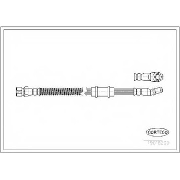 Тормозной шланг CORTECO 19018200